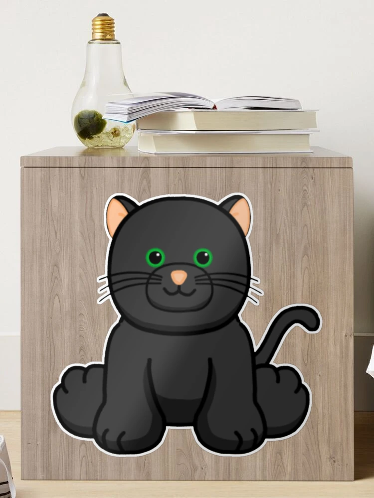 Black cats are so good Sticker for Sale by zeenaz