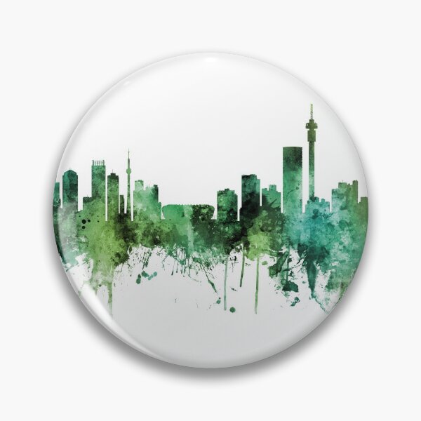 Item preview, Johannesburg South Africa Skyline designed and sold by ArtPrints.