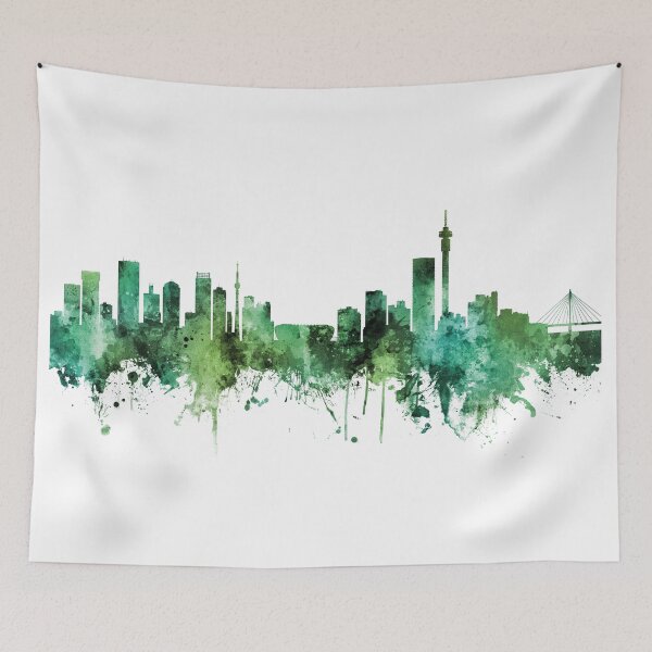 Item preview, Johannesburg South Africa Skyline designed and sold by ArtPrints.