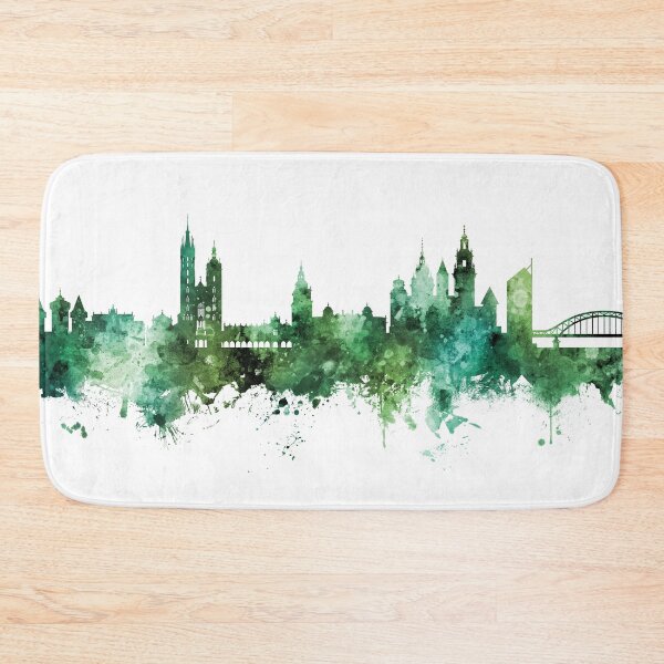 Item preview, Krakow Poland Skyline designed and sold by ArtPrints.