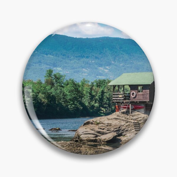 Item preview, Famous small wooden house on Drina river in Bajina Basta, Serbia designed and sold by Jelena Slijepcevic.