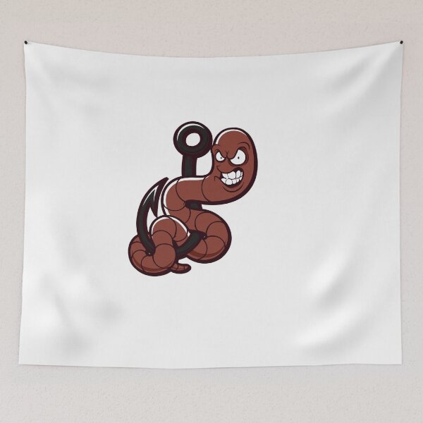 Item preview, Worm on A Hook Design designed and sold by joabaj.