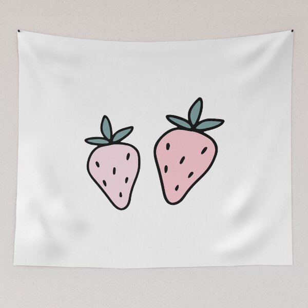 Item preview, Cute strawberries design for t-shirts, stickers, tote bags. designed and sold by Senpo.