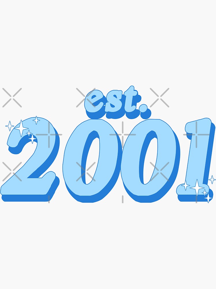 Thumbnail 3 of 3, Sticker, est 2001 designed and sold by discostickers.
