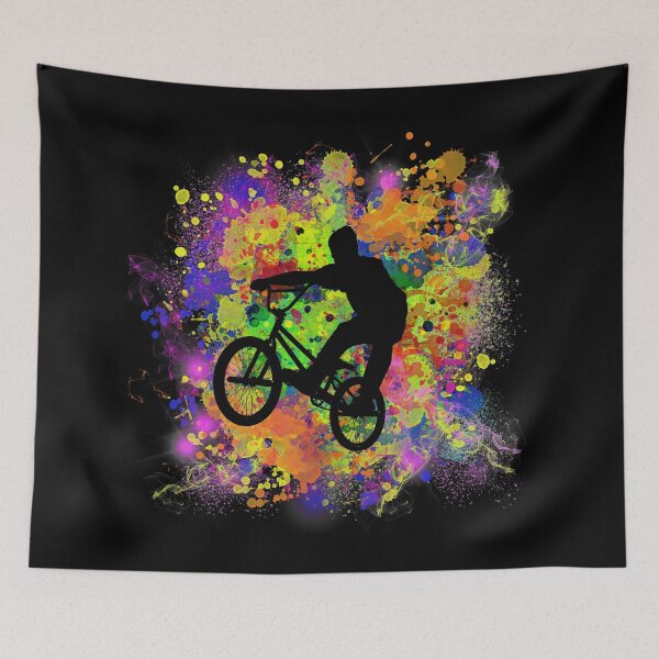 Item preview, Extreme Sports BMX Bike Coloured Splash Illustration designed and sold by JPColemonts.
