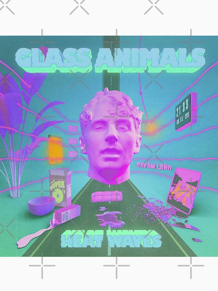 "Glass Animals Heat Waves" Tshirt for Sale by unicorndeni