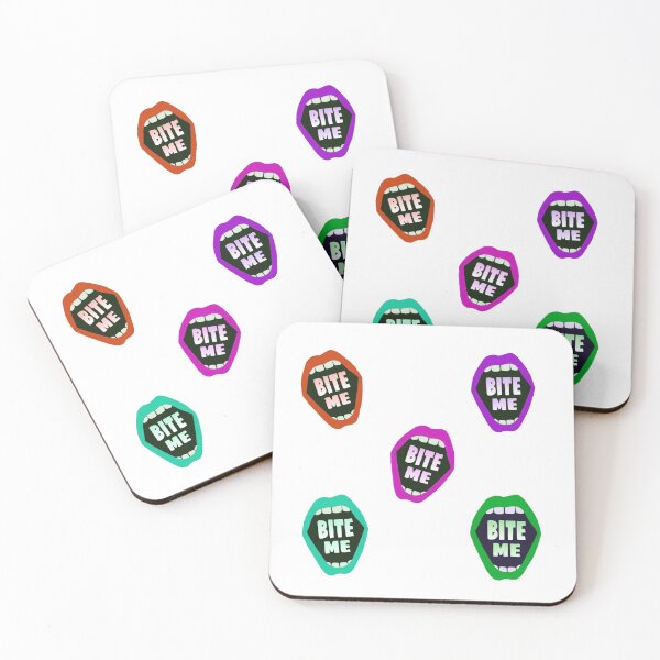 Item preview, bite me sticker pack  designed and sold by DesignsByLuna.