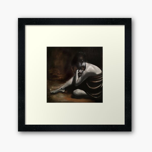 The Thinker Framed Art Print