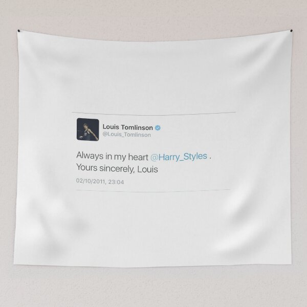 Item preview, l a r r y always in my heart tweet designed and sold by lexyyyyyyyy.