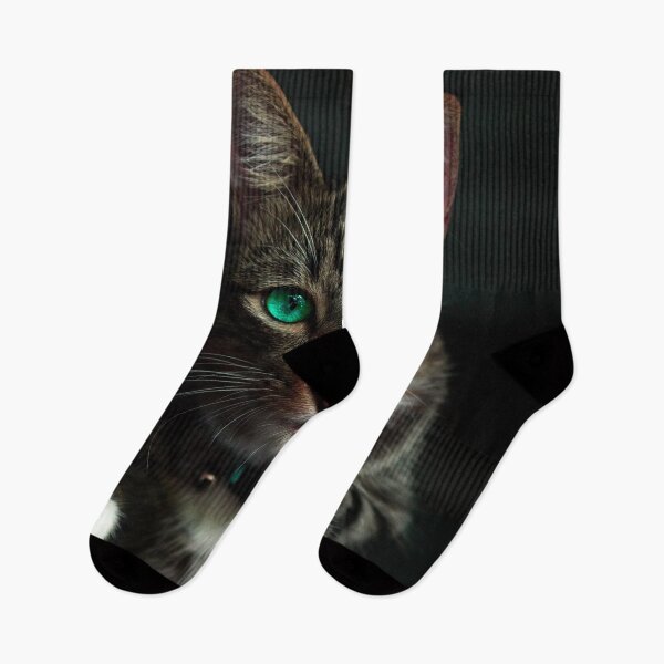 Item preview, Cat With Green Majestic Eyes For Cat Lovers Art Design designed and sold by NomYen ..