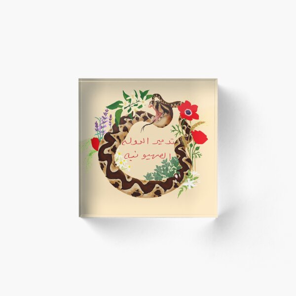 Tadmir al dawla al sahiyouniyyeh Acrylic Block