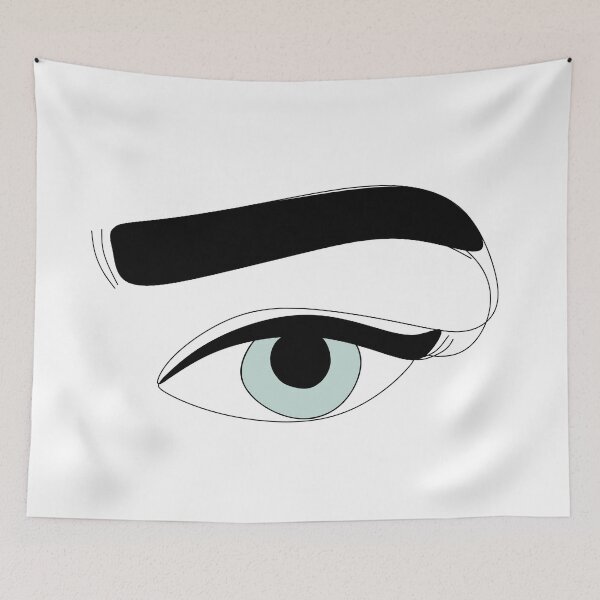 Item preview, Minimal eye  logo. Line illustration of woman face. Minimalist print. Fashion line art. designed and sold by OneLinePrint.