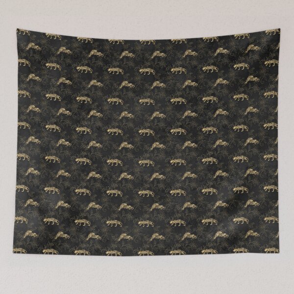 Item preview, Gold Leopard and Gold Flower designed and sold by JaneApril.