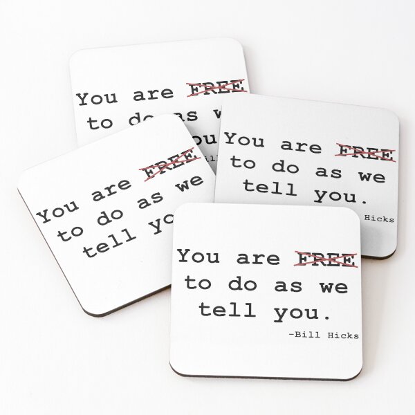Item preview, Free to do as we tell you. Freedom, government quote designed and sold by ArtOfRebellion.