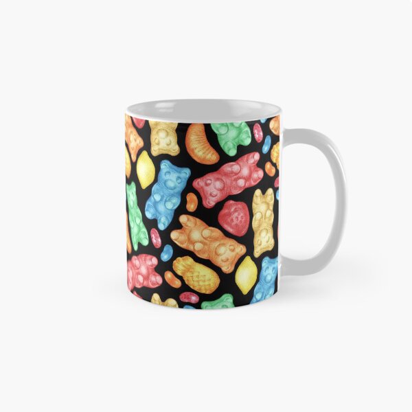Item preview, Gummies Galore - A midnight feast of rainbow of hand-drawn fruity flavored gummies and jelly beans   designed and sold by Perrin Le Feuvre.