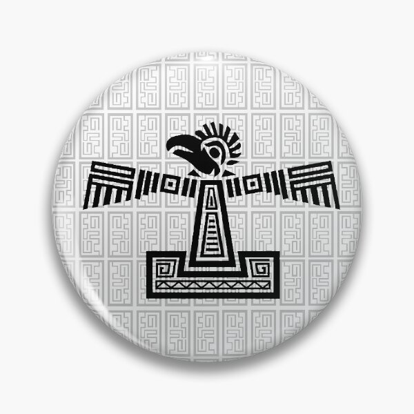 Item preview, aztec Eagle Design Black with aztec style background designed and sold by Jake Purcell.
