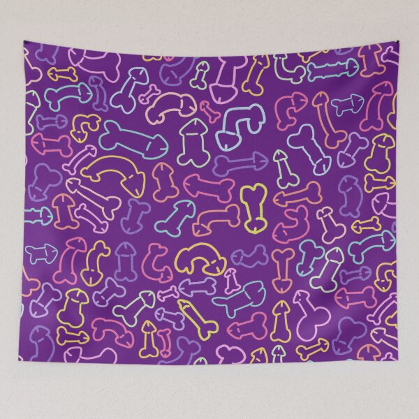 Item preview, PASTEL PENIS PATTERN MASK designed and sold by aydapadi.