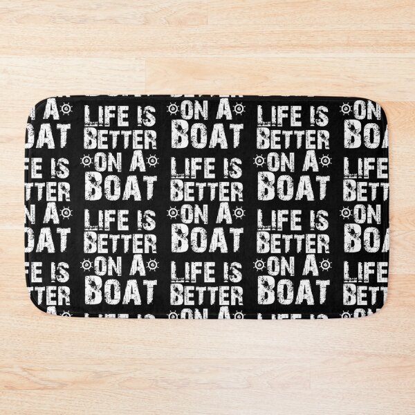Item preview, Life Is Better on A Boat Funny Vintage Retro designed and sold by Akmloza.