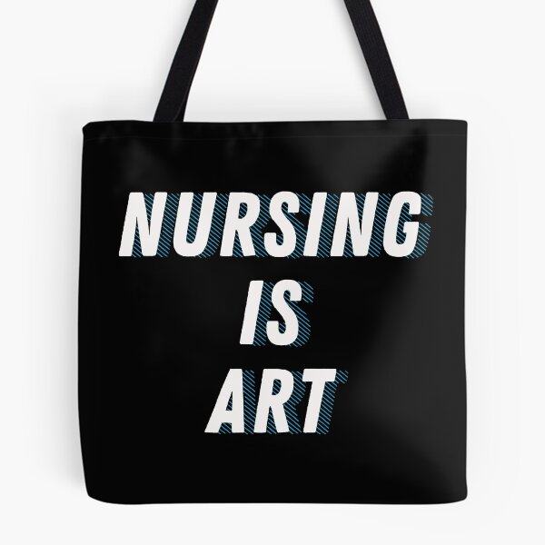 Item preview, Nursing is Art - Black designed and sold by writetyperr.