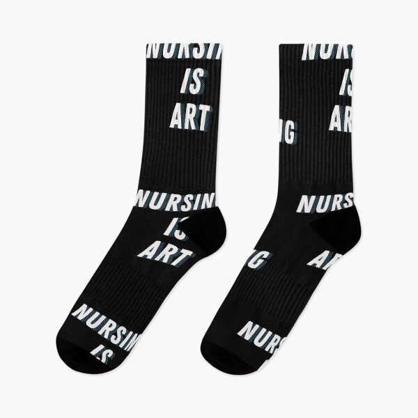 Item preview, Nursing is Art - Black designed and sold by writetyperr.