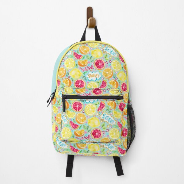 Bold Retro Floral by Kathrin Legg on Backpack Standard