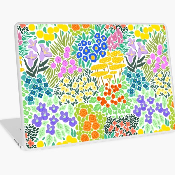 Field of Flowers (White) Laptop Skin