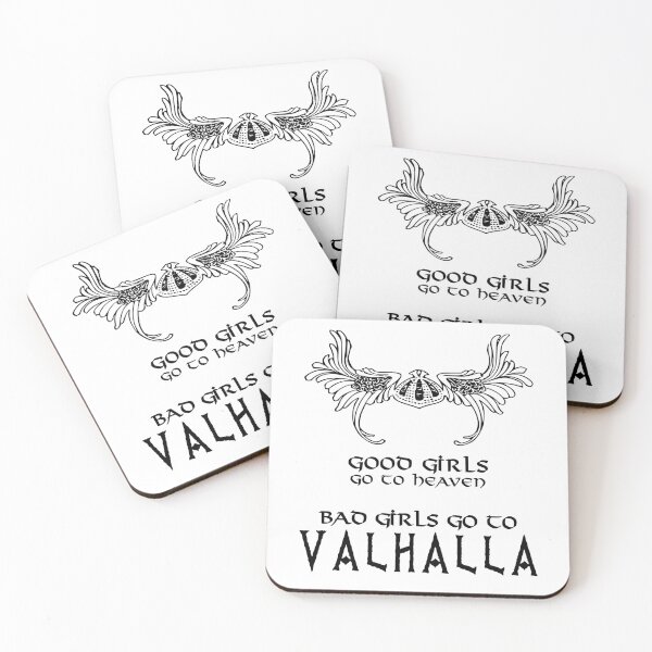 Item preview, Good Girls Go To Heaven Bad Girls Go to Valhalla designed and sold by Fives55.