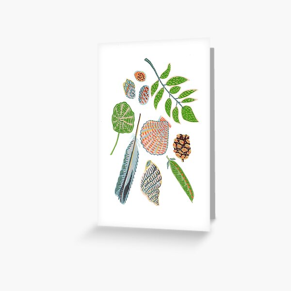 My garden finds Greeting Card