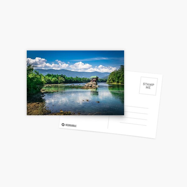 Item preview, Famous small wooden house on Drina river in Bajina Basta, Serbia designed and sold by Jelena Slijepcevic.