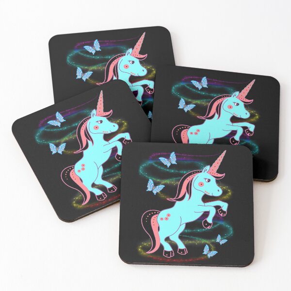 Item preview, Pretty Unicorn  and Butterflies designed and sold by LoneAngel.
