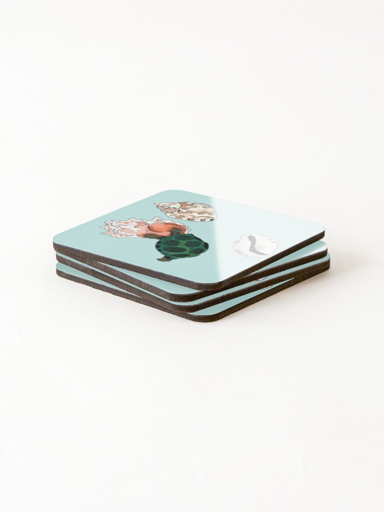 Thumbnail 4 of 5, Coasters (Set of 4), Shell Life designed and sold by Geometrico22.