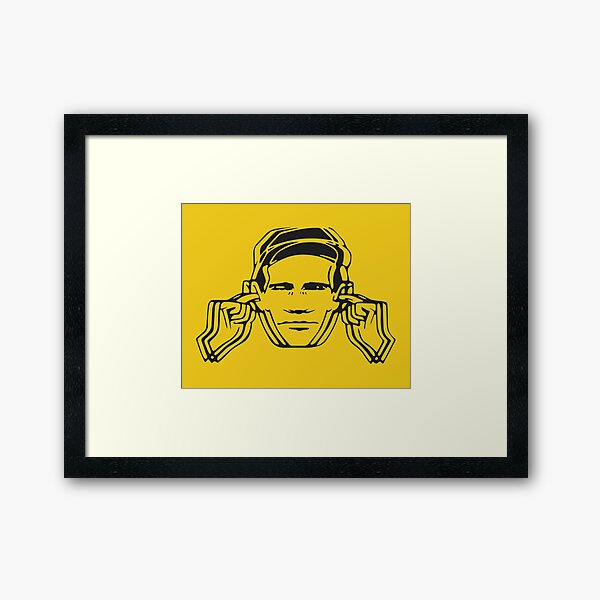 Factory Records Use Hearing Protection Framed Art Print