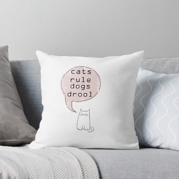 Item preview, cats rule dogs drool  designed and sold by theArtoflOve.