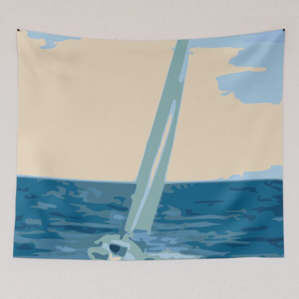 Item preview, Sailboat to Freedom (Cream background) designed and sold by BonkersStyle.