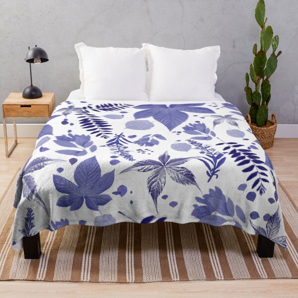 Item preview, Blue Leaves - Environmental Pattern designed and sold by jofelicity.