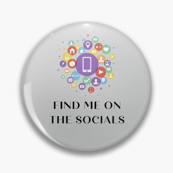 Item preview, Find Me On Social Media designed and sold by Marguerite Faure.