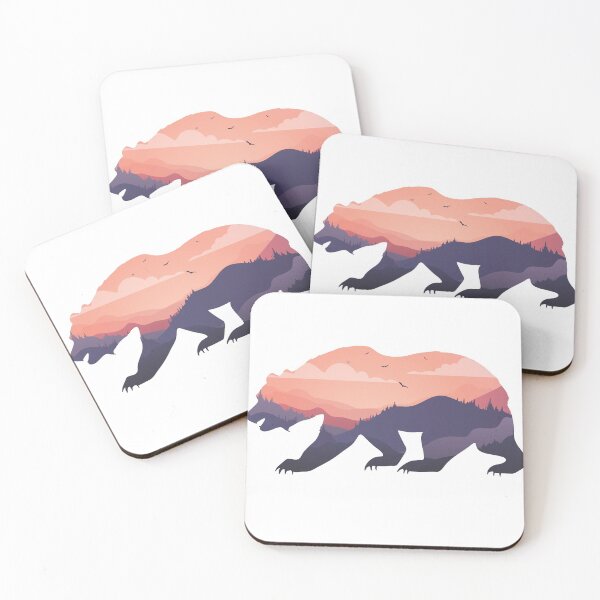 Item preview, Mountain Landscape in a Bear designed and sold by anabear-art.