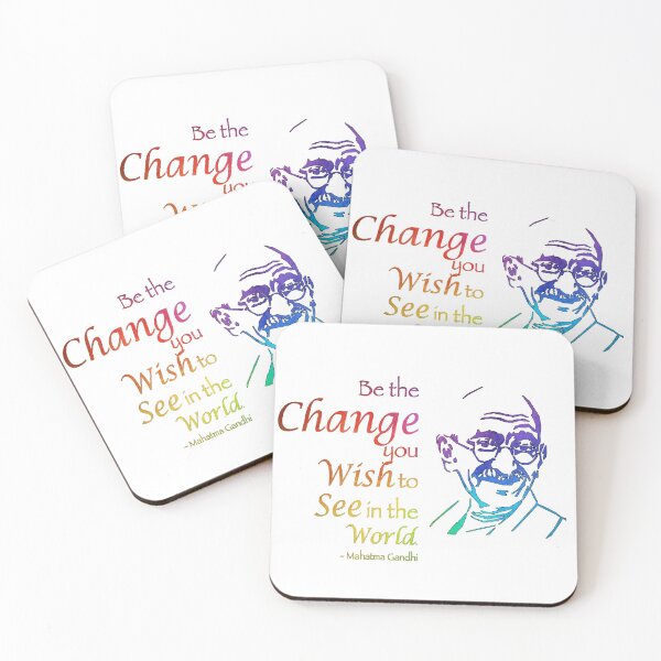 Item preview, Be the Change you Wish to See (white background) designed and sold by froggybsb03.