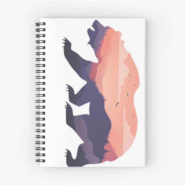 Item preview, Mountain Landscape in a Bear designed and sold by anabear-art.