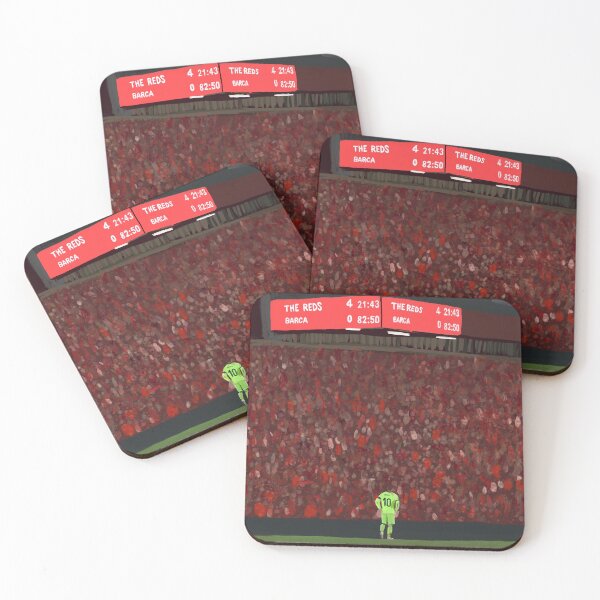 Item preview, Liverpool 4-0 Barcelona painting designed and sold by thebcarts.