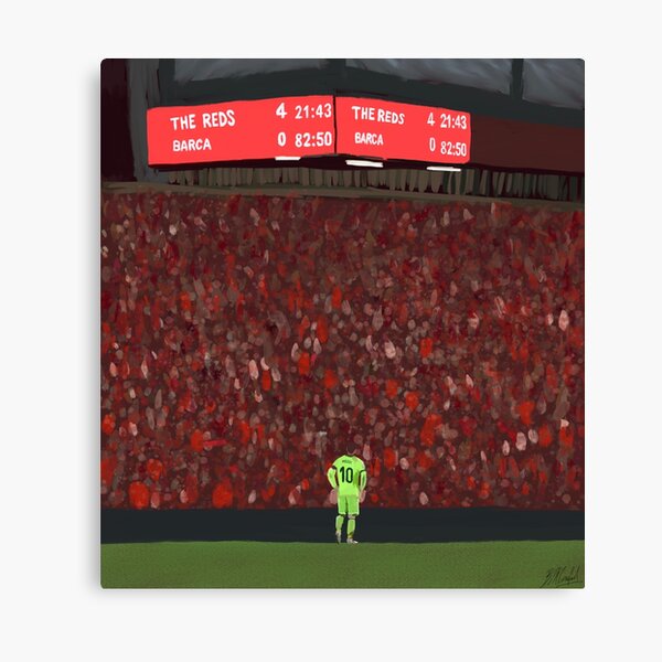 Artikel-Vorschau von Gemälde „Liverpool 4-0 Barcelona“, designt und verkauft von thebcarts.