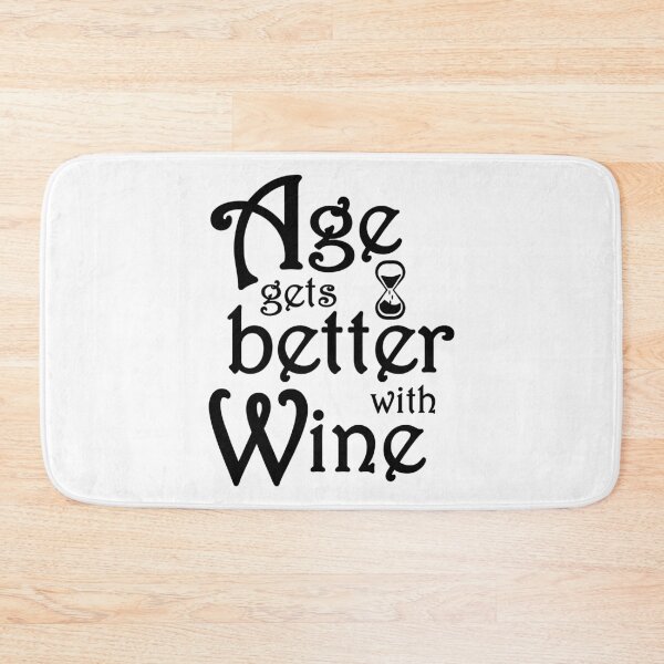 Item preview, Age gets better with wine funny saying designed and sold by DerNerd.