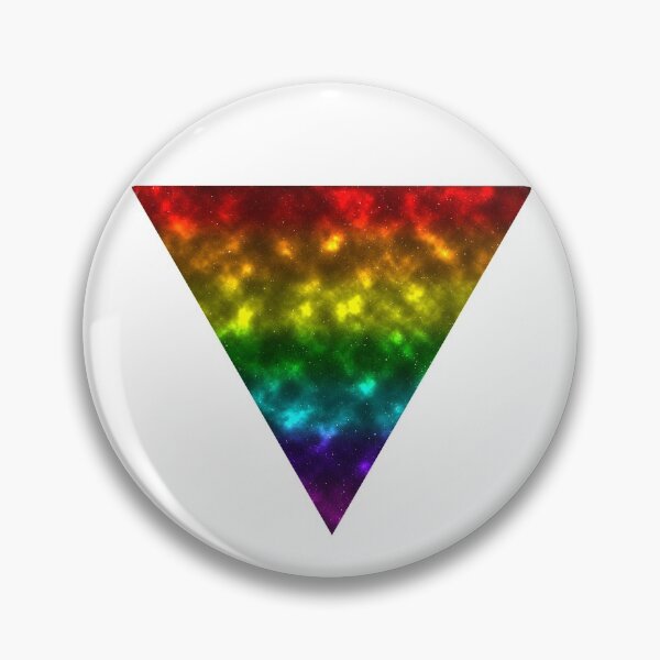 Item preview, Gay Pride Inverted Triangle  (7 Stripes) designed and sold by Bloodfire09.