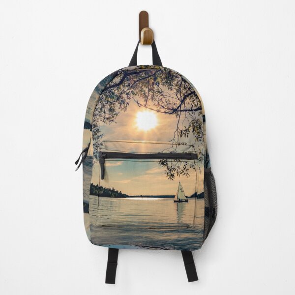 Item preview, Sailboat Shores Peace on the Lake designed and sold by PowerfulPrinted.