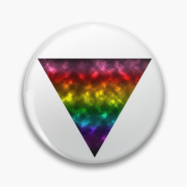Item preview, Gay Pride Inverted Triangle  (8 Stripes) designed and sold by Bloodfire09.