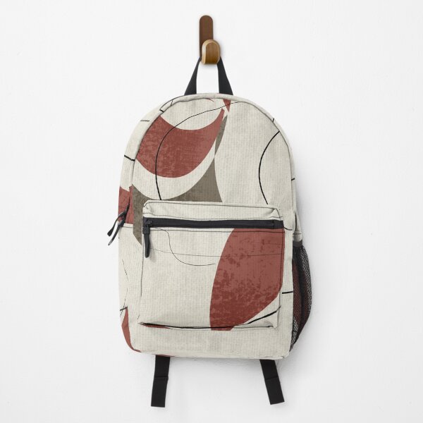 Item preview, Minimalist Abstract Art Shapes - Scribbles Earth Red 1 designed and sold by simplydesignart.