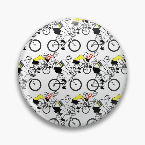 Item preview, Vintage Cycling Figures in a Peloton designed and sold by evrydayart.