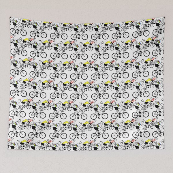 Item preview, Vintage Cycling Figures in a Peloton designed and sold by evrydayart.