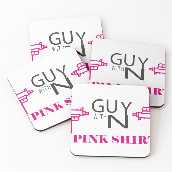 Item preview, Guy with gun pink shirt  designed and sold by Castore design.