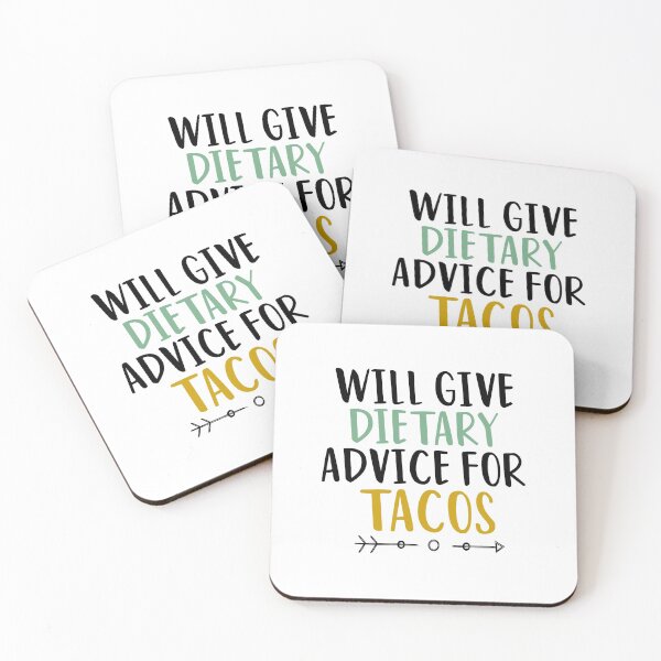 Item preview, will give dietary advice for tacos :  Dietitian , Nutrition , Funny Nutrition Saying, Nutritionist, Nutrition Student,Gift For Her , idea design designed and sold by Chamssou.